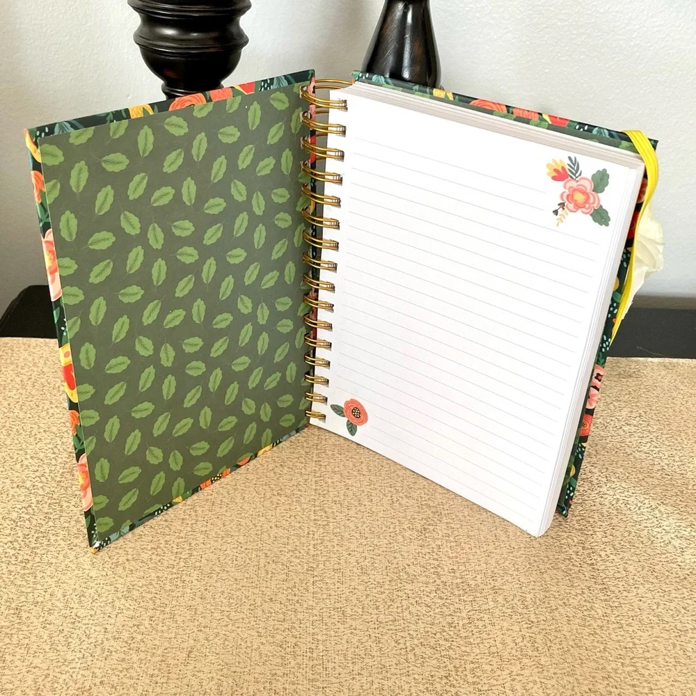 NWT FLORAL Hardcover Notebook/Journal Notepad Stationery Bundle